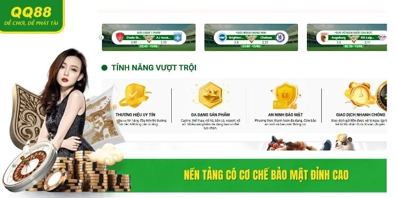 Hệ thống áp dụng công nghệ bảo mật tiên tiến hàng đầu.